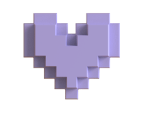 lilac heart lovebox